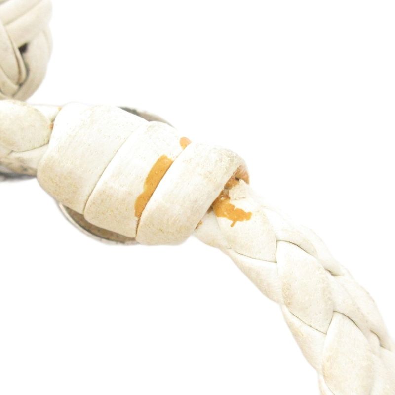 Bottega Veneta Intrecciato Bracelet Leather White AE - GY47