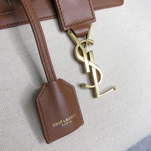 Yves Saint Laurent YVES Saint Laurent Baby Downtown Handbag Tote Bag Canvas