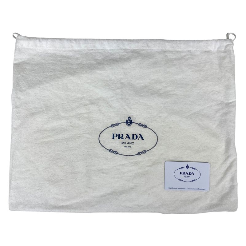 Prada Double Small Bag 2WAY Shoulder Bag Handbag Leather Black 1bg887 Women