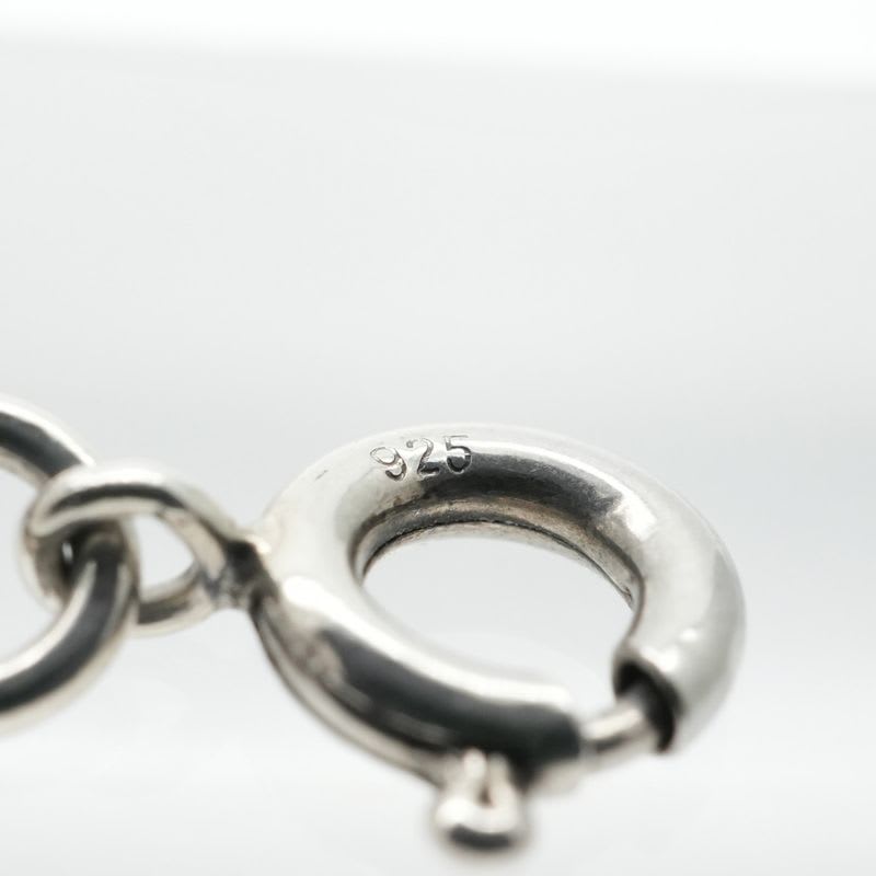 Hermes Chaine D'ancre Bracelet Bangle Cuff AG 925 Silver Mini