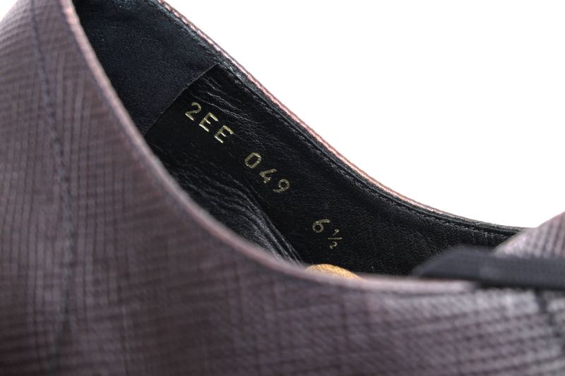 Prada Shoes Business Shoes Business Men Leather Genuine Black 49 Plain Toe