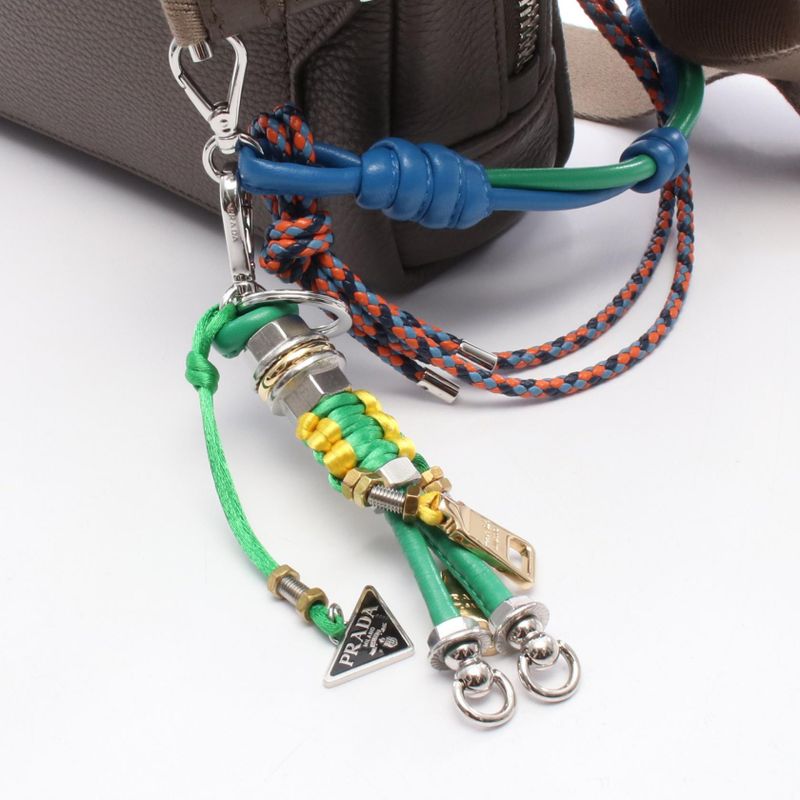 Prada Shoulder Bag Vitello Daino 2vh181 Glazed Leather Shoulder Bag with Trick