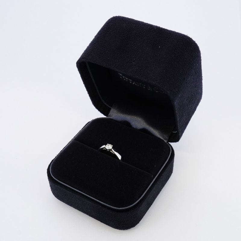 Tiffany & Co Ring Harmony 1PD Pt950 Platinum Diamond 0.21ct #4 Ladies