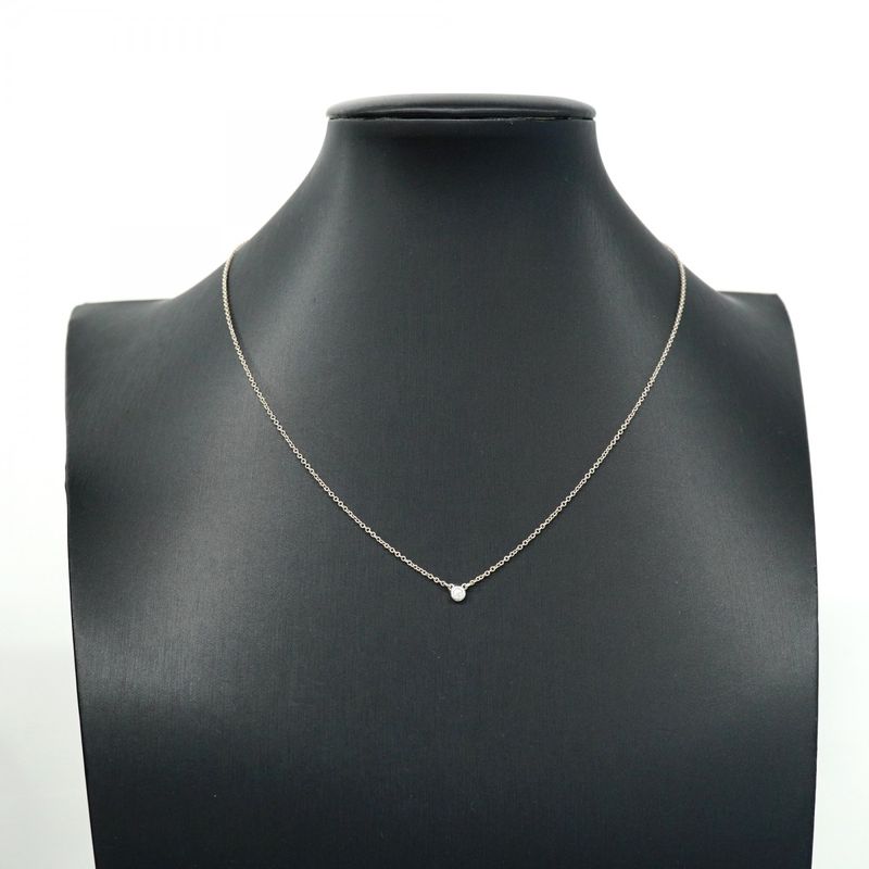 Tiffany & Co Necklace By-the-yard 1PD Silver 925 Diamond Ladies
