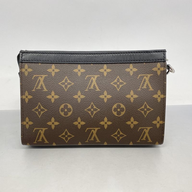 Louis Vuitton Shoulder Bag Monogram Macassar Gaston Wearable Wallet M14036