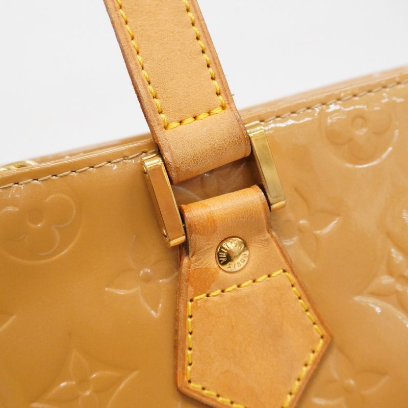 Louis Vuitton Tote Bag Vernis Brentwood M91511 Noisette Women's