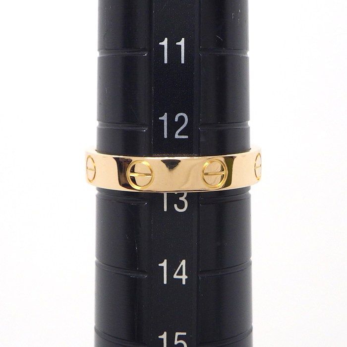 Cartier Ring Love Small Model Sm B4085200 18k Pink Gold 12.5 #53