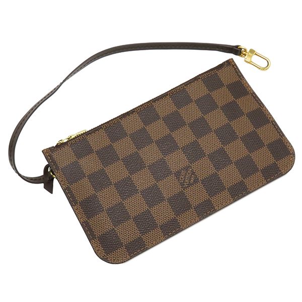 Louis Vuitton Tote Bag Neverfull PM Damier Canvas Damier Ebene Gold Hardware