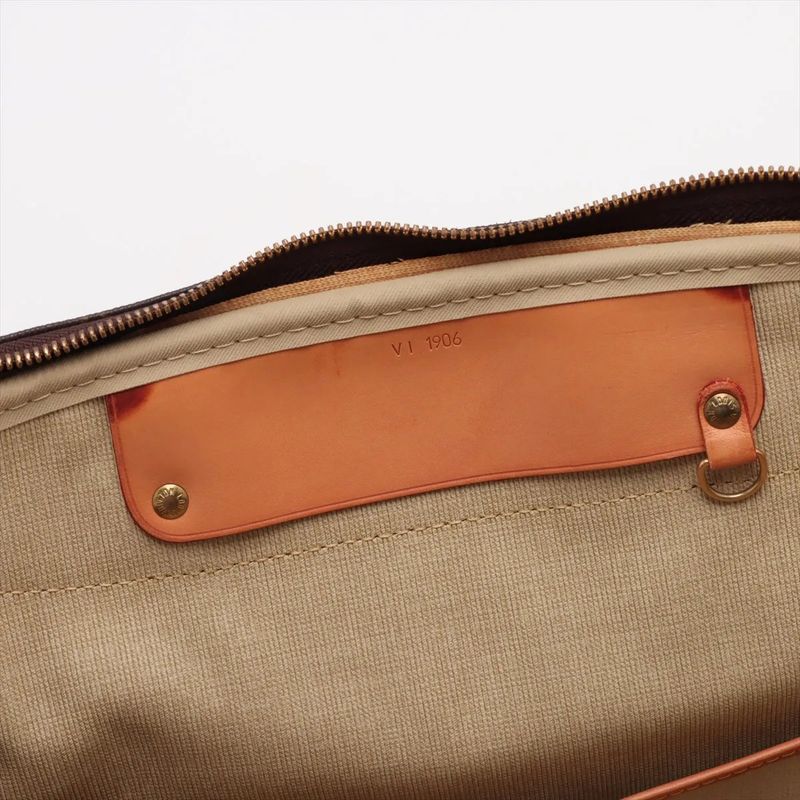 Louis Vuitton Monogram Alizée 24H M41399 Leather 2WAY Boston Bag Crossbody