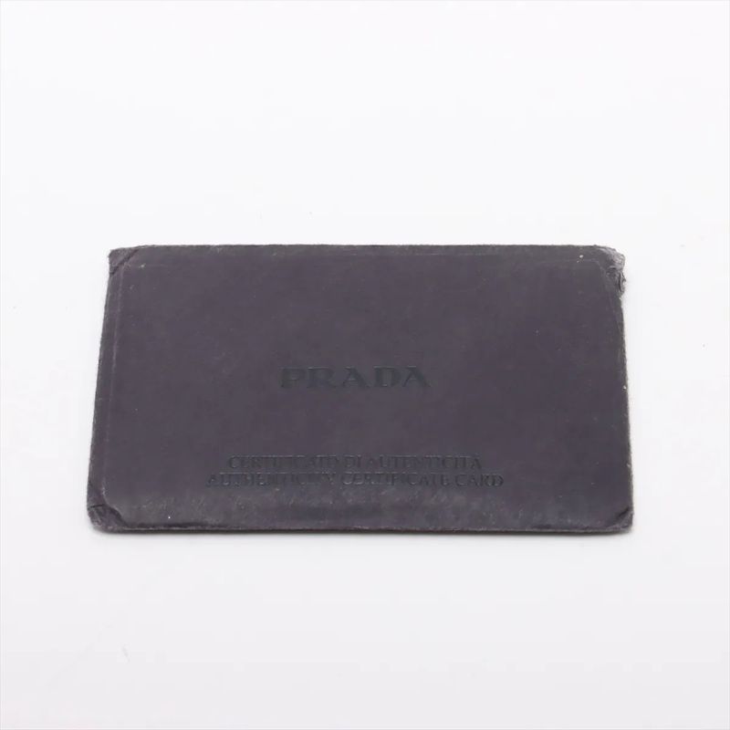 Prada Authenticity With Card Vittero Dino Leather Handbag 1ba111 Tote Genuine