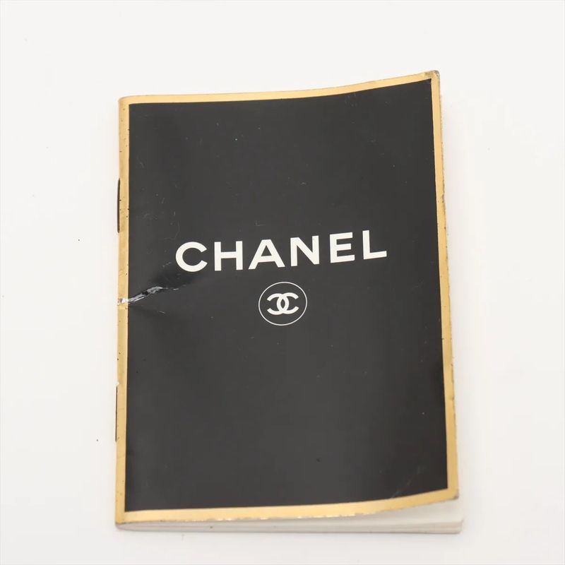 Chanel Coco Mark Chain Leather Shoulder Bag Shoulder Tote Genuine Leather Black