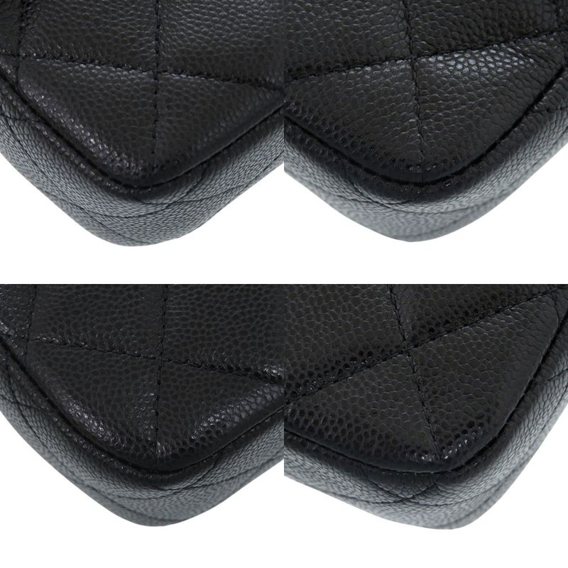 Chanel Matelasse Classic Chain Clutch Ap4425 B10583 C3906 Shiny Grained