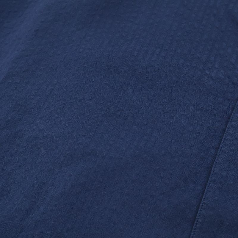 Hermes 21ss 11-5610 Cotton Shell Button Seersucker No Collar