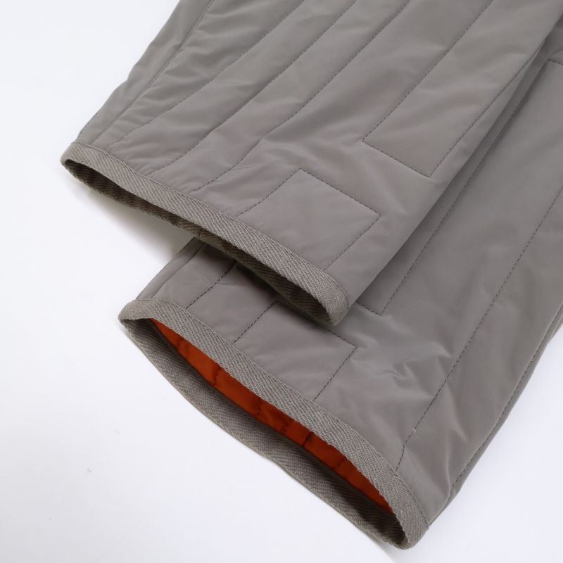 Hermes Nylon H Motif W-Zip Collarless Quilted Jacket 48