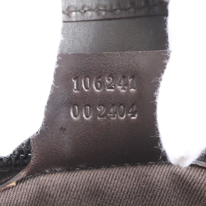 Gucci GG Canvas Leather Tote Bag Shoulder 106241 Hand Brown Women CEE Db17-9