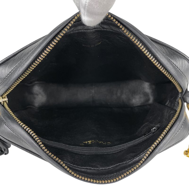 Chanel Coco Mark Fringe Chain Shoulder Bag Matelasse Tassel Shoulder Bag