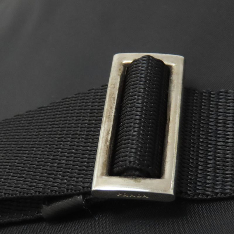 Prada V158 Messenger Bag Logo Hardware Shoulder Bag Nylon Women