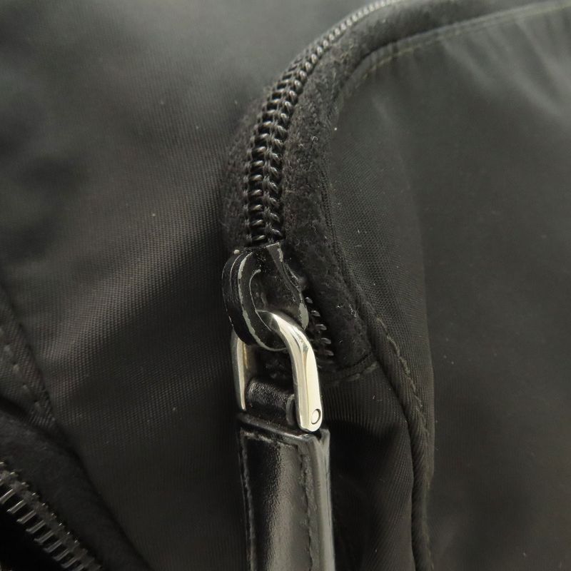 Prada Logo Hardware Shoulder Bag Nylon Women