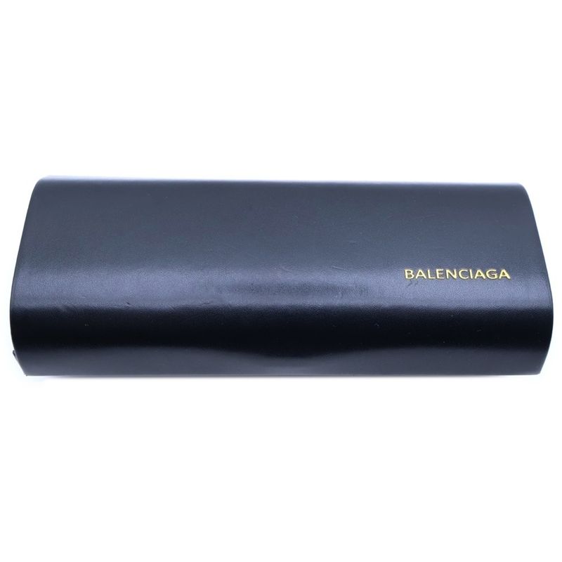 Balenciaga Sunglass Es Cat Eye Shape Celluloid Frame Full Rim Logo Eyewear