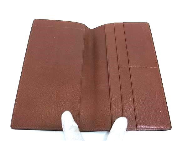 Louis Vuitton Wallet Monogram Porte Chequier Double M62223 Brown PVC Leather