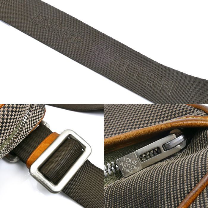 Louis Vuitton Acrobat Body Bag Damier Geant Brown Taille M93619 Ar5110 Men's