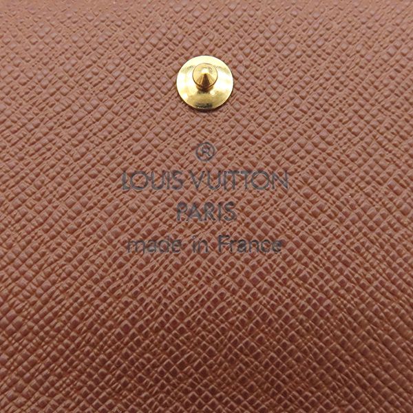 Louis Vuitton Bifold Wallet Porte Monet Vie Carte Cles Di Monogram Canvas