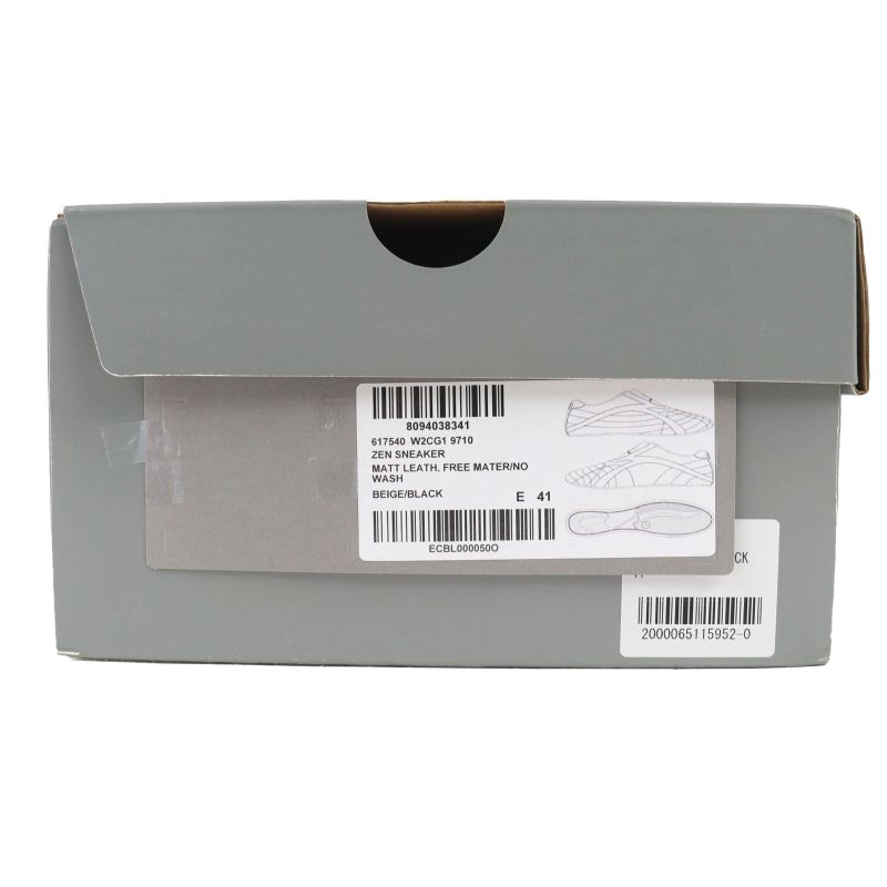 Balenciaga 617540 Zen Sneaker Low Cut Sneakers Shoes Beige Black 27 with Box