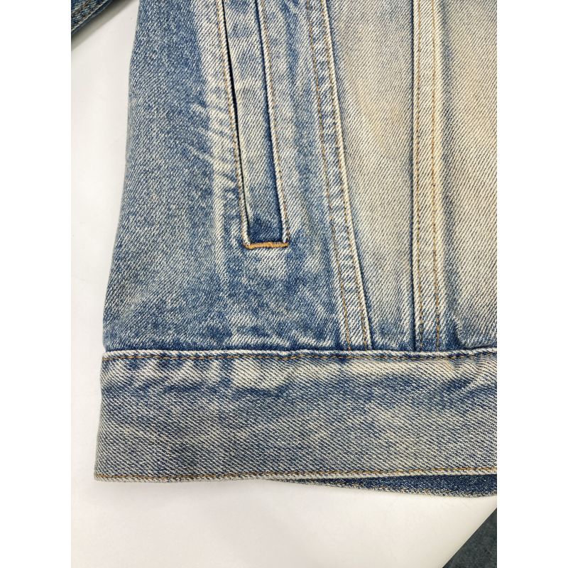 Balenciaga Blue 583431 Denim Jacket 40