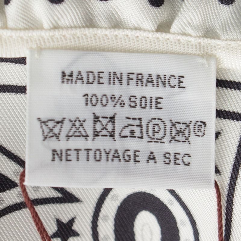 Hermes Silk Carré 70 Brides de Gala Bandana Brides de Gala Bandana Frilled