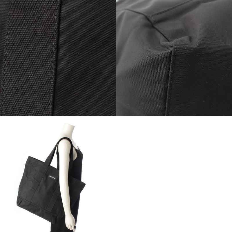 Balenciaga Nylon Explorer Logo Tote Bag 567032 Black