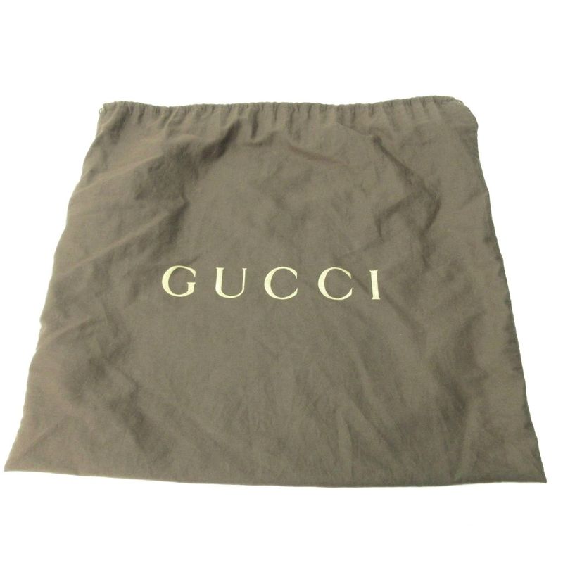 Gucci Bamboo 2way Handbag Shoulder Bag Leather White 323600 1125