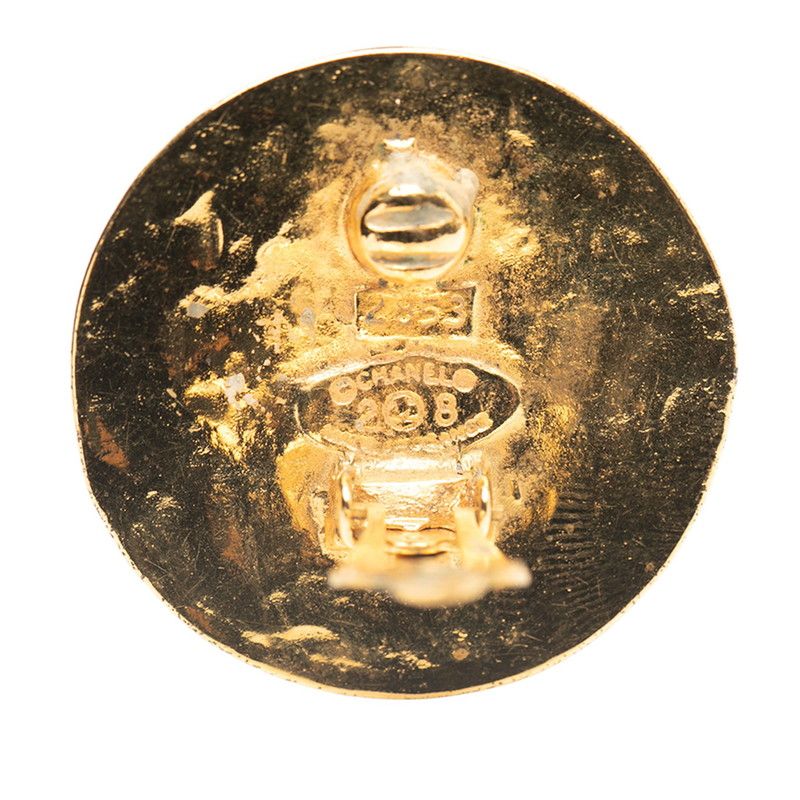 Chanel Vintage Coco Mark Gold Plated Ladies Chanel