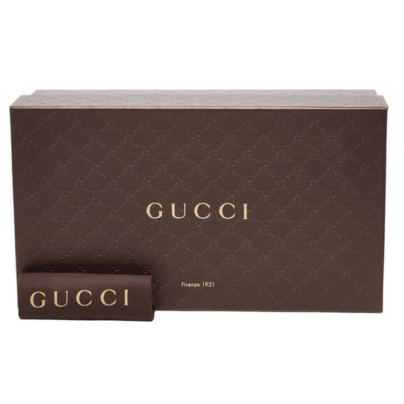 Gucci Sneakers Size 6 336615 White Grey Red Leather Men's Gucci