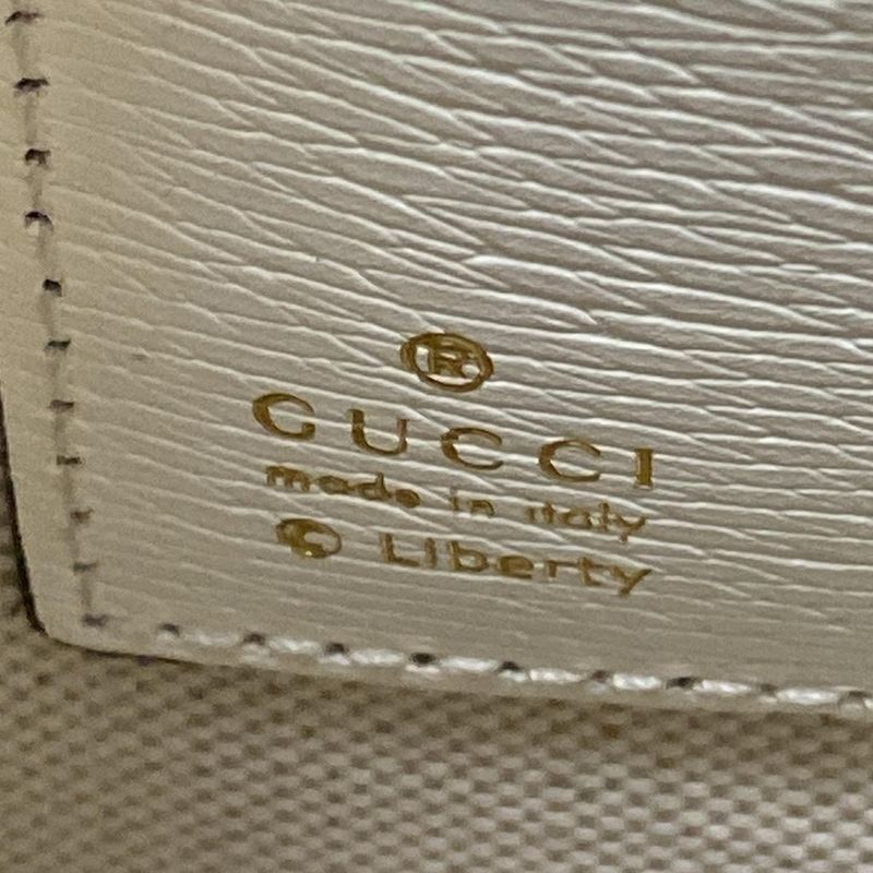 Gucci Clutch Bag 636252 White X Light Blue X Multi Liberty Collaboration