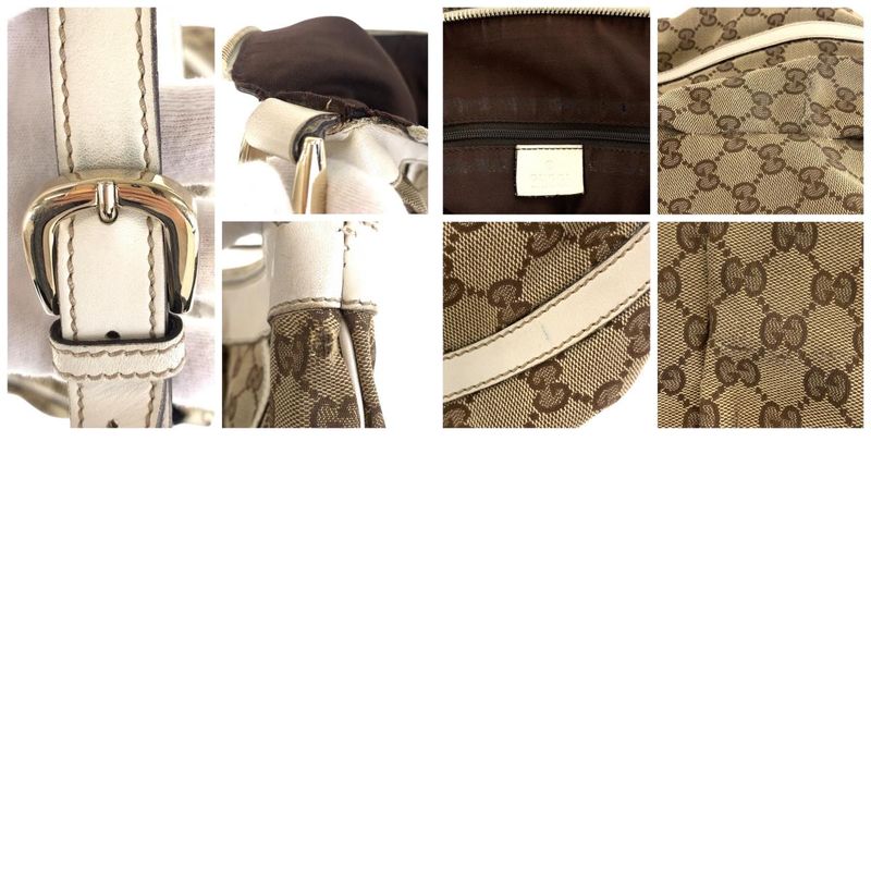 Gucci Abby Beige Ivory Gold Hardware 204940 Shoulder Bag Messenger Bag Women