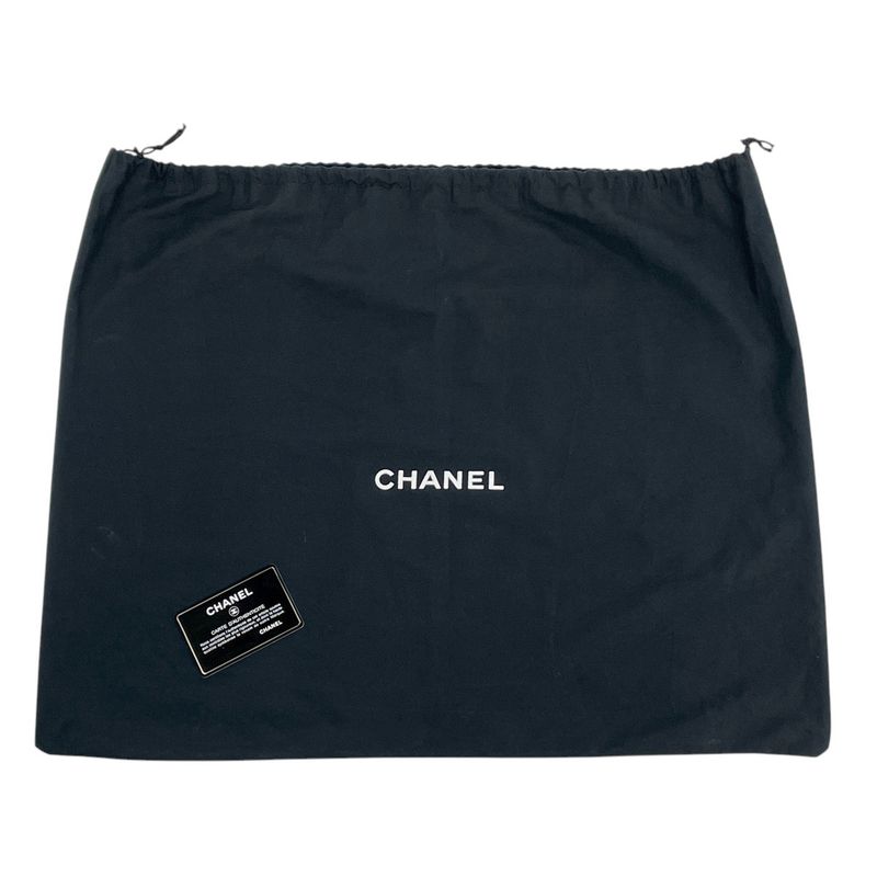 Chanel Coco Mark Chain Tote Bag Camellia Shoulder Bag Tote Bag Fur Black Women