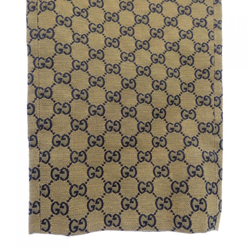 Gucci Leather GG Canvas Pants with Interlocking G 658090 Z8aov Pants