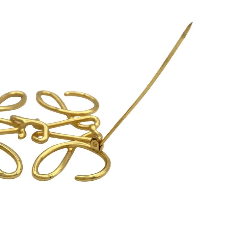 Loewe Brooch - Anagram Brooch - Gold Anagram