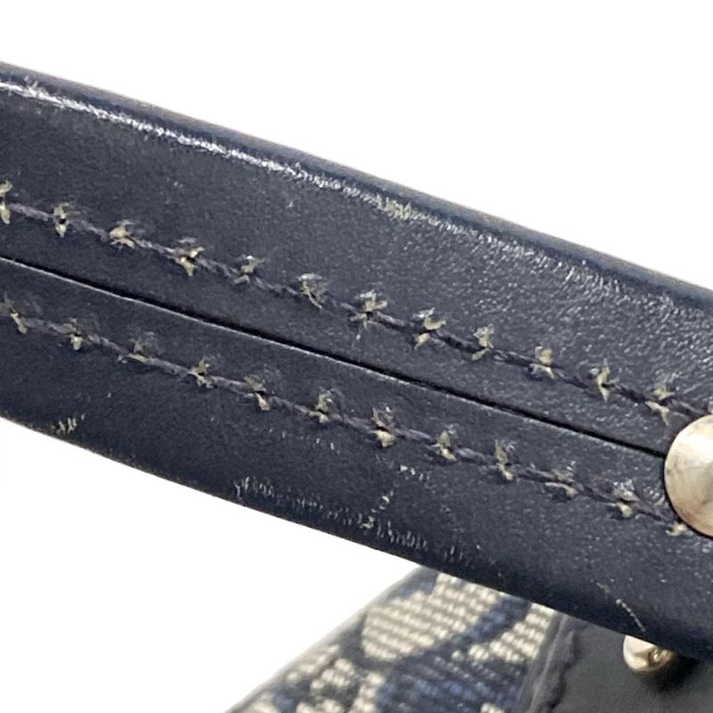 Dior Christian Dior Handbag Trotter Navy and Ivory Leather