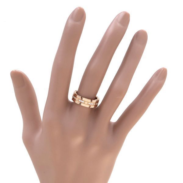 Cartier Tank Francaise Ring Sm Half Diamond #51 (size 10.5 Approx) [none Fee