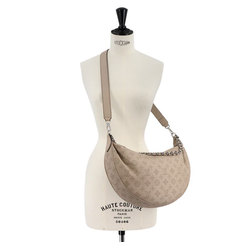 Louis Vuitton Mahina Baia MM Shoulder Bag Leather Galle RFID