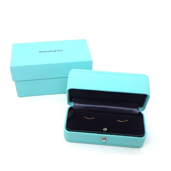 Tiffany & Co Tiffany & Co Earrings T-Smile Mini 60150754 18k Pink Gold