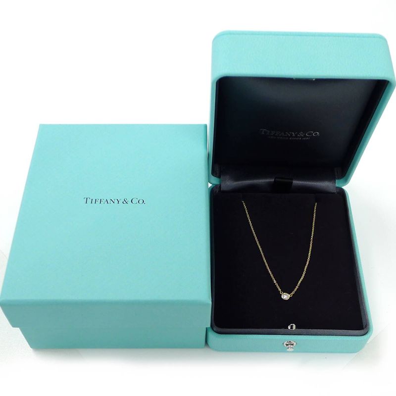 Tiffany & Co Necklace by-the-Yard 750yg 18k Yellow Gold Yellow Gold with