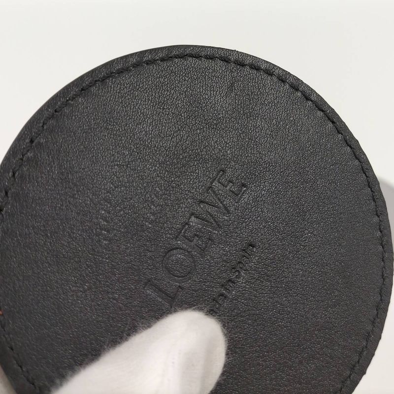 Loewe Coaster Anagram Leather Set of 6