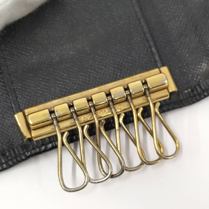 Louis Vuitton Multicles 6 6-Rib Key Case Epi Noir Black M63812