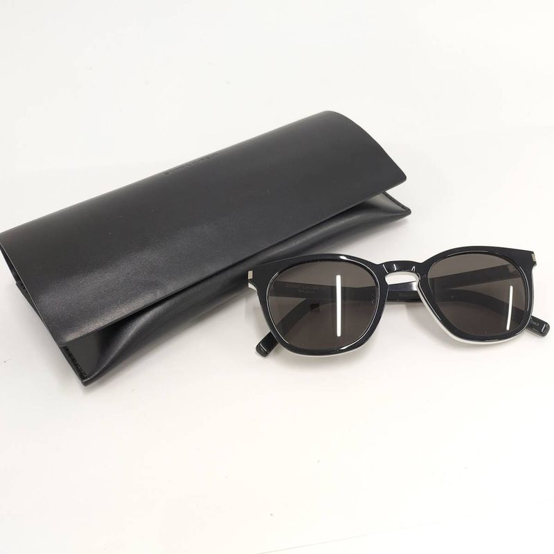 Saint Laurent Sunglass Es Plastic Black Sl38 034