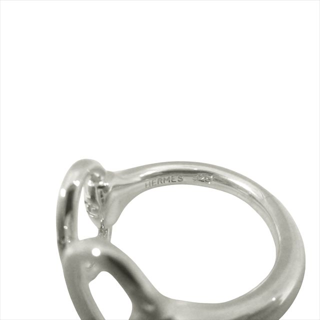 Polished Hermes Nausicaa Ring Horsebit Accessories Jewelry Sv925 90's Old