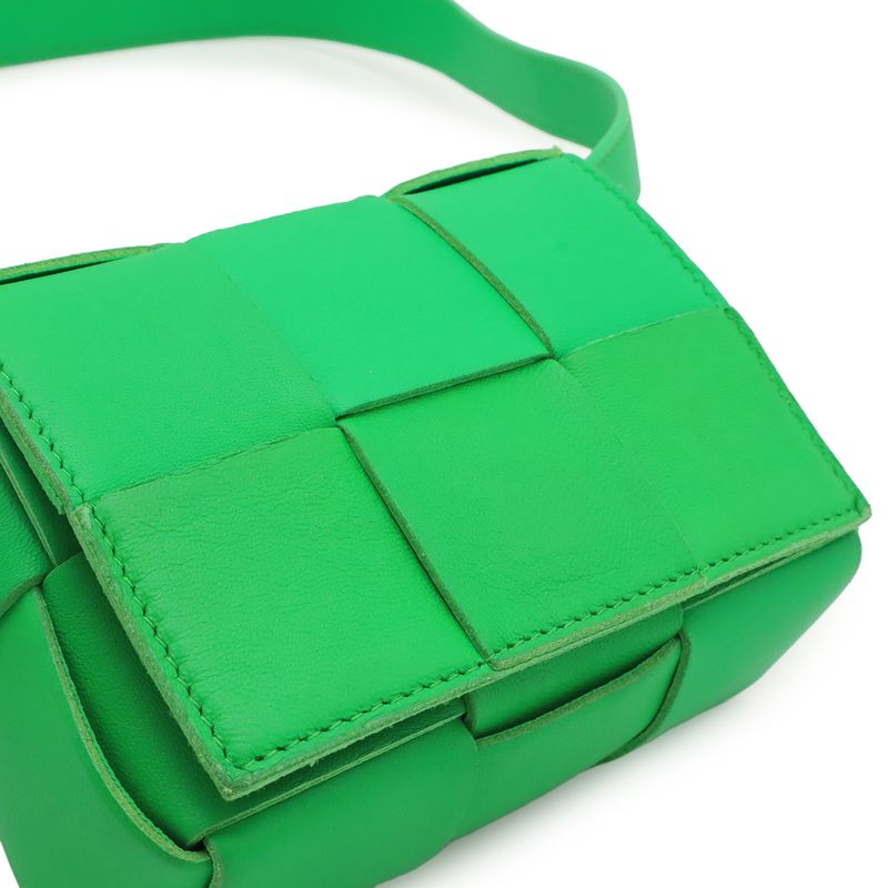 Bottega Veneta Maxi Intrecciato Candy Cassette Shoulder Bag Pochette Mini Bag