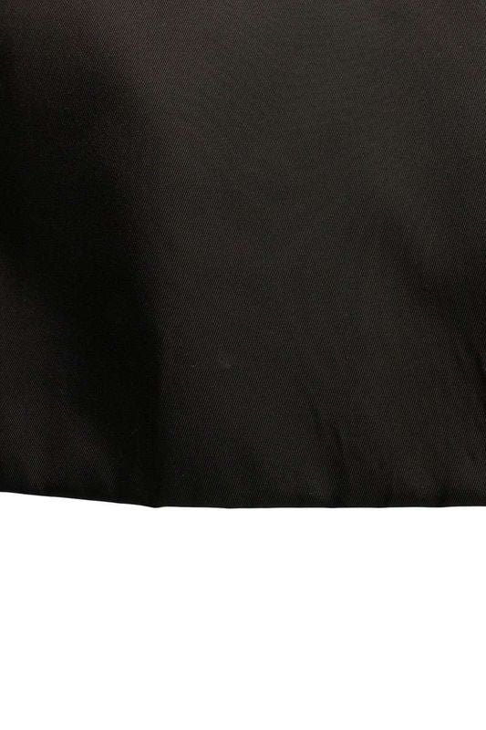 Prada 21y844 Re-Nylon Back Slit Skirt with Triangle Plate Belt Women 38