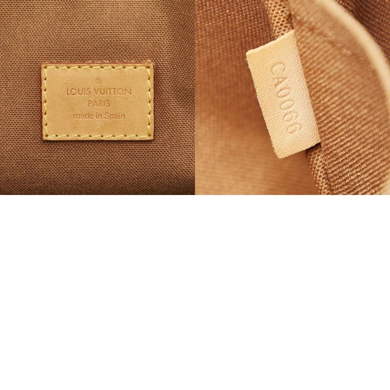 Louis Vuitton Monogram Lockit M40102 Brown PVC Leather Women's Louis Vuitton